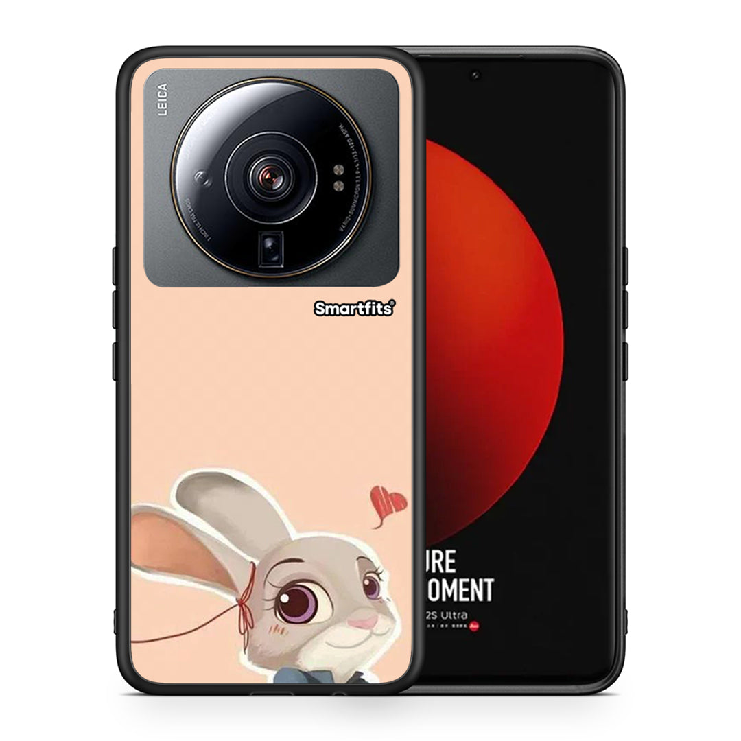 Θήκη Xiaomi 12S Ultra Nick Wilde And Judy Hopps Love 2 από τη Smartfits με σχέδιο στο πίσω μέρος και μαύρο περίβλημα | Xiaomi 12S Ultra Nick Wilde And Judy Hopps Love 2 case with colorful back and black bezels