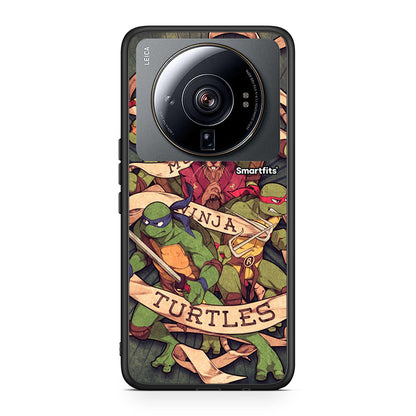 Xiaomi 12S Ultra Ninja Turtles θήκη από τη Smartfits με σχέδιο στο πίσω μέρος και μαύρο περίβλημα | Smartphone case with colorful back and black bezels by Smartfits