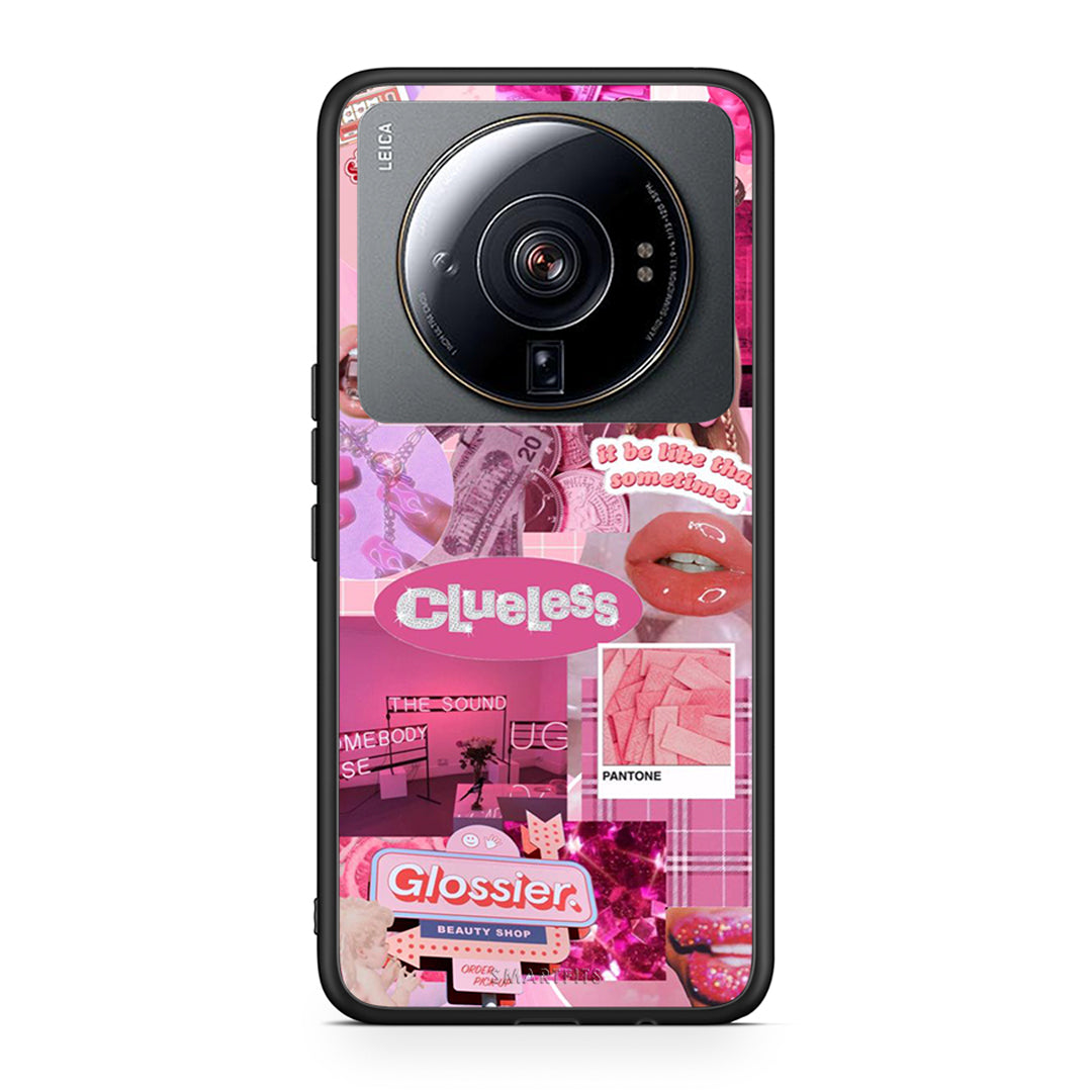 Xiaomi 12S Ultra Pink Love Θήκη Αγίου Βαλεντίνου από τη Smartfits με σχέδιο στο πίσω μέρος και μαύρο περίβλημα | Smartphone case with colorful back and black bezels by Smartfits