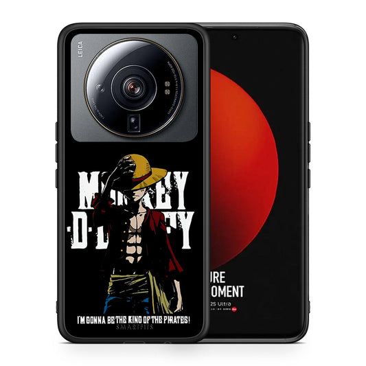 Θήκη Xiaomi 12S Ultra Pirate King από τη Smartfits με σχέδιο στο πίσω μέρος και μαύρο περίβλημα | Xiaomi 12S Ultra Pirate King case with colorful back and black bezels