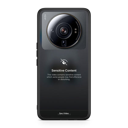 Xiaomi 12S Ultra Sensitive Content θήκη από τη Smartfits με σχέδιο στο πίσω μέρος και μαύρο περίβλημα | Smartphone case with colorful back and black bezels by Smartfits