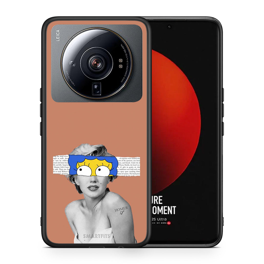 Θήκη Xiaomi 12S Ultra Sim Merilyn από τη Smartfits με σχέδιο στο πίσω μέρος και μαύρο περίβλημα | Xiaomi 12S Ultra Sim Merilyn case with colorful back and black bezels