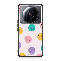 Thumbnail for Xiaomi 12S Ultra Smiley Faces θήκη από τη Smartfits με σχέδιο στο πίσω μέρος και μαύρο περίβλημα | Smartphone case with colorful back and black bezels by Smartfits
