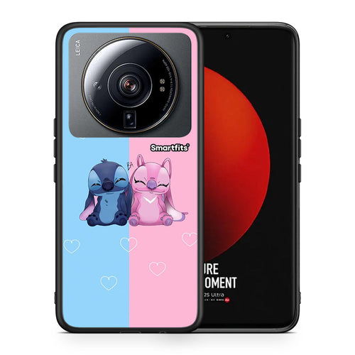 Θήκη Xiaomi 12S Ultra Stitch And Angel από τη Smartfits με σχέδιο στο πίσω μέρος και μαύρο περίβλημα | Xiaomi 12S Ultra Stitch And Angel case with colorful back and black bezels