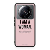 Thumbnail for Xiaomi 12S Ultra Superpower Woman θήκη από τη Smartfits με σχέδιο στο πίσω μέρος και μαύρο περίβλημα | Smartphone case with colorful back and black bezels by Smartfits
