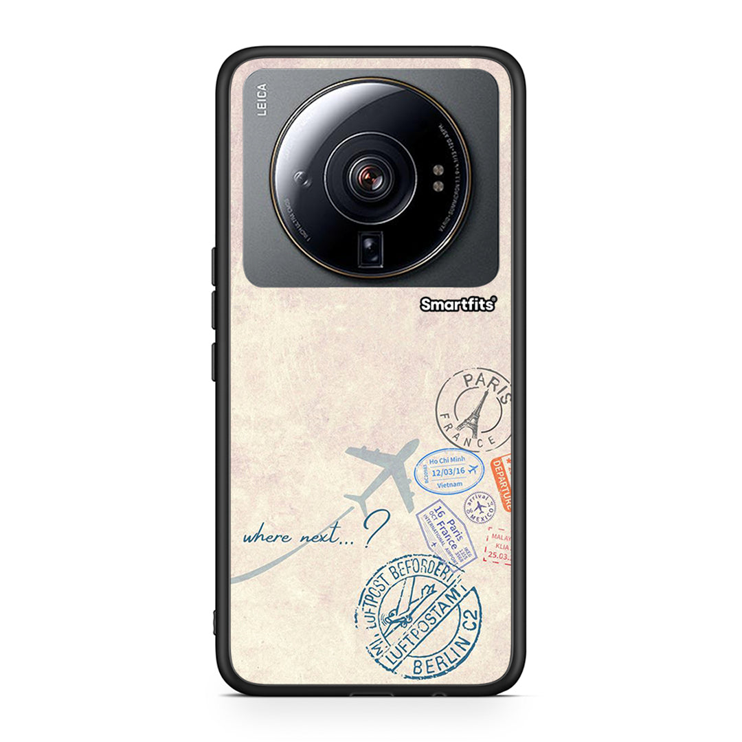 Xiaomi 12S Ultra Where Next θήκη από τη Smartfits με σχέδιο στο πίσω μέρος και μαύρο περίβλημα | Smartphone case with colorful back and black bezels by Smartfits