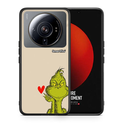 Θήκη Xiaomi 12S Ultra Xmas Grinch από τη Smartfits με σχέδιο στο πίσω μέρος και μαύρο περίβλημα | Xiaomi 12S Ultra Xmas Grinch case with colorful back and black bezels