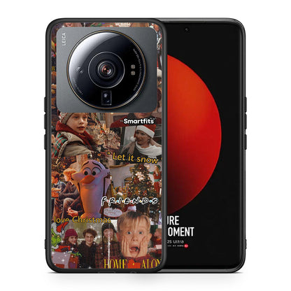 Θήκη Xiaomi 12S Ultra Xmas Wishes από τη Smartfits με σχέδιο στο πίσω μέρος και μαύρο περίβλημα | Xiaomi 12S Ultra Xmas Wishes case with colorful back and black bezels