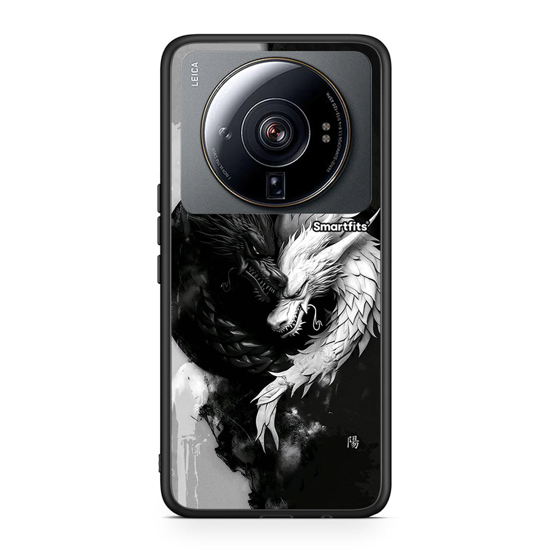 Xiaomi 12S Ultra Yin Yang θήκη από τη Smartfits με σχέδιο στο πίσω μέρος και μαύρο περίβλημα | Smartphone case with colorful back and black bezels by Smartfits