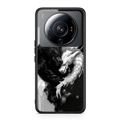 Xiaomi 12S Ultra Yin Yang θήκη από τη Smartfits με σχέδιο στο πίσω μέρος και μαύρο περίβλημα | Smartphone case with colorful back and black bezels by Smartfits