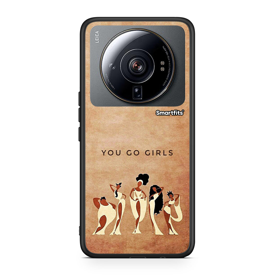 Xiaomi 12S Ultra You Go Girl θήκη από τη Smartfits με σχέδιο στο πίσω μέρος και μαύρο περίβλημα | Smartphone case with colorful back and black bezels by Smartfits