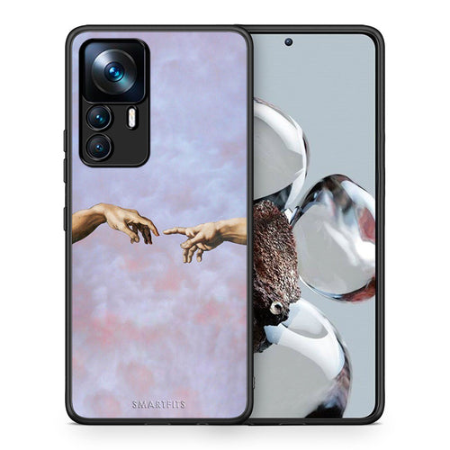 Θήκη Xiaomi 12T / K50 Ultra Adam Hand από τη Smartfits με σχέδιο στο πίσω μέρος και μαύρο περίβλημα | Xiaomi 12T / K50 Ultra Adam Hand case with colorful back and black bezels