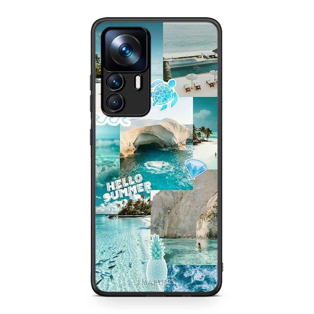 Xiaomi 12T / K50 Ultra Aesthetic Summer Θήκη από τη Smartfits με σχέδιο στο πίσω μέρος και μαύρο περίβλημα | Smartphone case with colorful back and black bezels by Smartfits