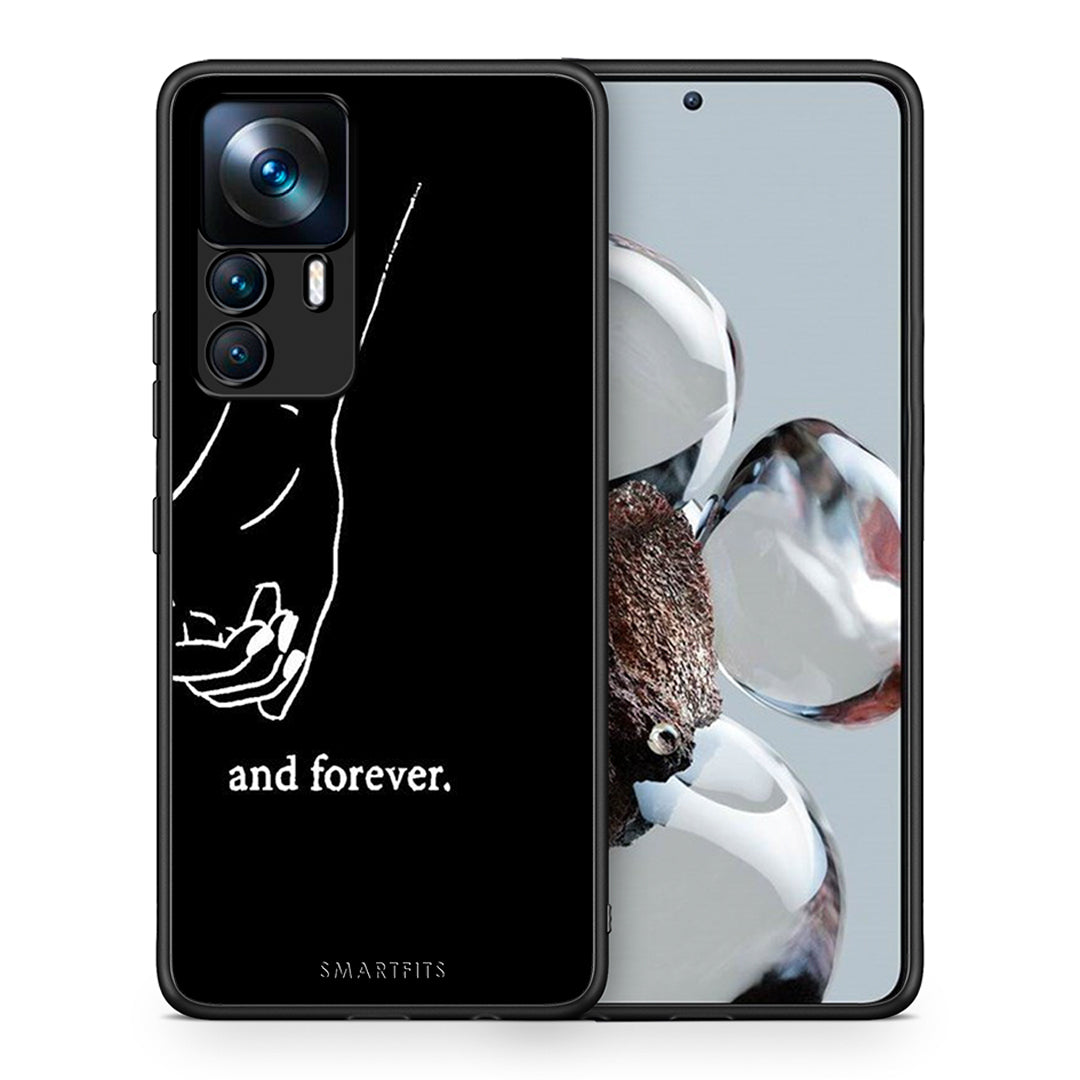 Θήκη Αγίου Βαλεντίνου Xiaomi 12T / 12T Pro / K50 Ultra Always & Forever 1 από τη Smartfits με σχέδιο στο πίσω μέρος και μαύρο περίβλημα | Xiaomi 12T / 12T Pro / K50 Ultra Always & Forever 1 case with colorful back and black bezels