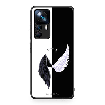 Xiaomi 12T / K50 Ultra Angels Demons θήκη από τη Smartfits με σχέδιο στο πίσω μέρος και μαύρο περίβλημα | Smartphone case with colorful back and black bezels by Smartfits
