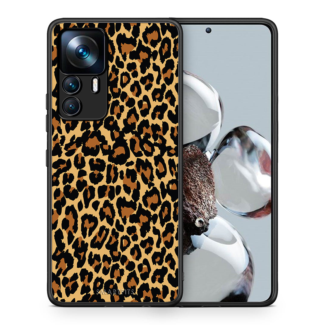 Θήκη Xiaomi 12T / K50 Ultra Leopard Animal από τη Smartfits με σχέδιο στο πίσω μέρος και μαύρο περίβλημα | Xiaomi 12T / K50 Ultra Leopard Animal case with colorful back and black bezels