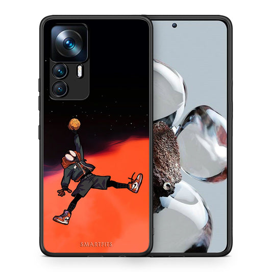 Θήκη Xiaomi 12T / K50 Ultra Basketball Hero από τη Smartfits με σχέδιο στο πίσω μέρος και μαύρο περίβλημα | Xiaomi 12T / K50 Ultra Basketball Hero case with colorful back and black bezels