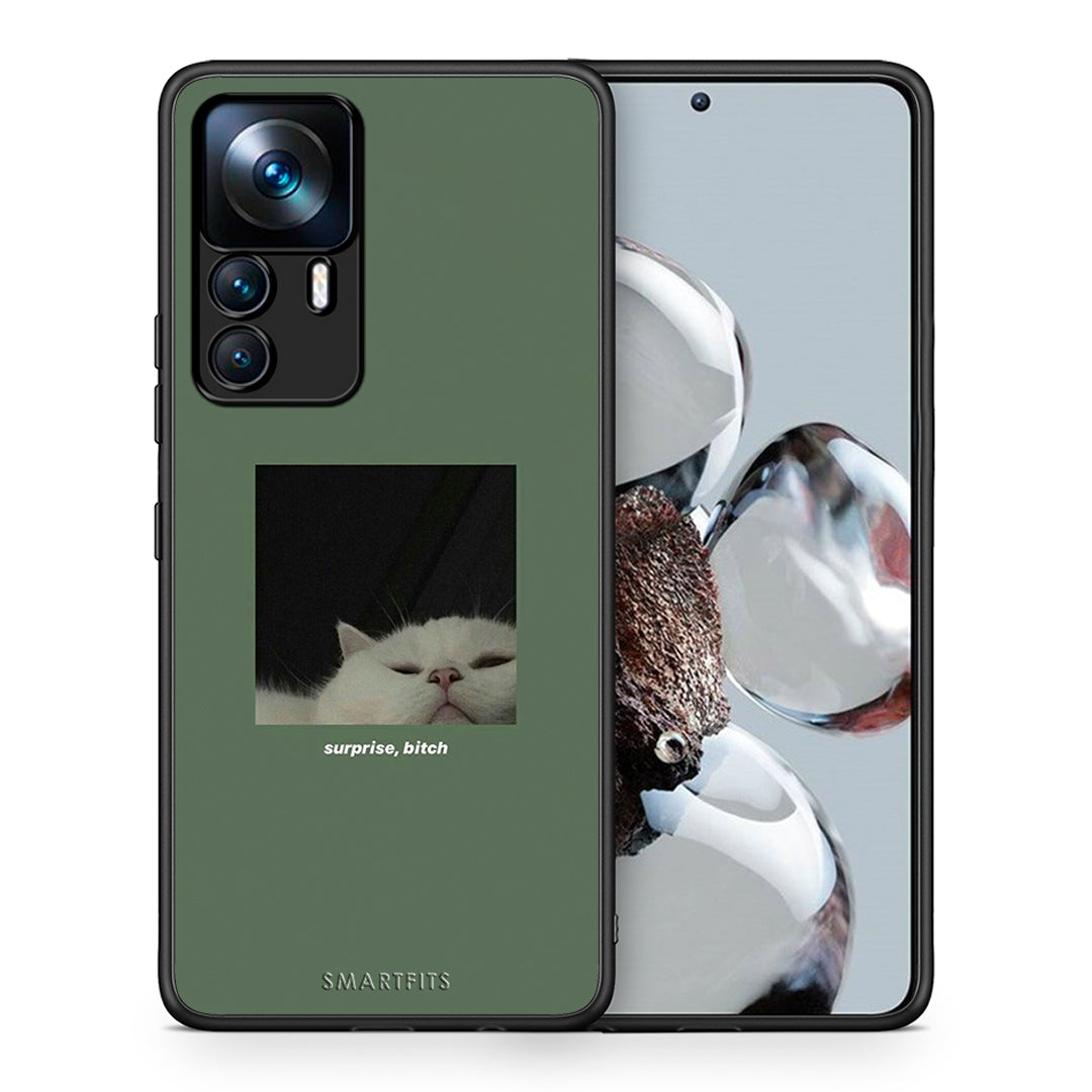 Θήκη Xiaomi 12T / K50 Ultra Bitch Surprise από τη Smartfits με σχέδιο στο πίσω μέρος και μαύρο περίβλημα | Xiaomi 12T / K50 Ultra Bitch Surprise case with colorful back and black bezels