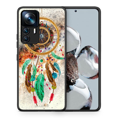 Θήκη Xiaomi 12T / K50 Ultra DreamCatcher Boho από τη Smartfits με σχέδιο στο πίσω μέρος και μαύρο περίβλημα | Xiaomi 12T / K50 Ultra DreamCatcher Boho case with colorful back and black bezels