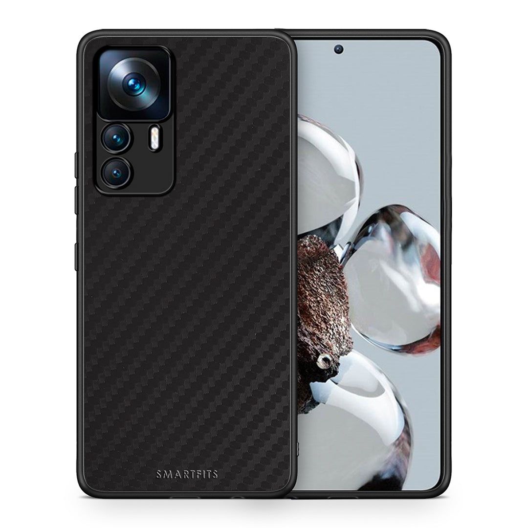 Θήκη Xiaomi 12T / K50 Ultra Black Carbon από τη Smartfits με σχέδιο στο πίσω μέρος και μαύρο περίβλημα | Xiaomi 12T / K50 Ultra Black Carbon case with colorful back and black bezels