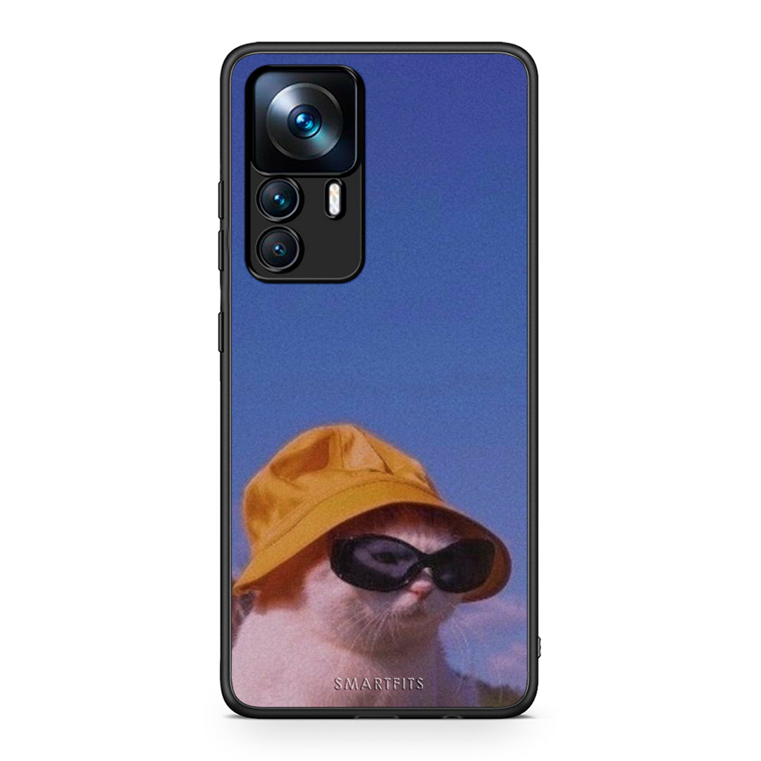 Xiaomi 12T / K50 Ultra Cat Diva θήκη από τη Smartfits με σχέδιο στο πίσω μέρος και μαύρο περίβλημα | Smartphone case with colorful back and black bezels by Smartfits