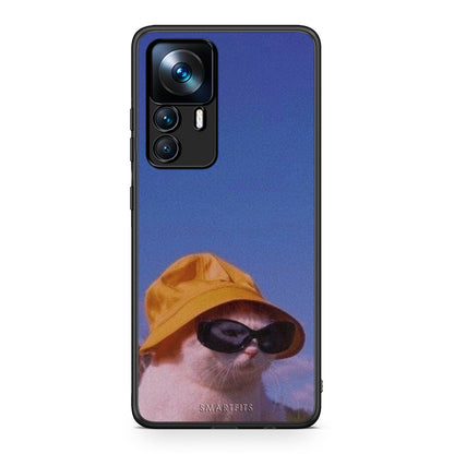 Xiaomi 12T / K50 Ultra Cat Diva θήκη από τη Smartfits με σχέδιο στο πίσω μέρος και μαύρο περίβλημα | Smartphone case with colorful back and black bezels by Smartfits