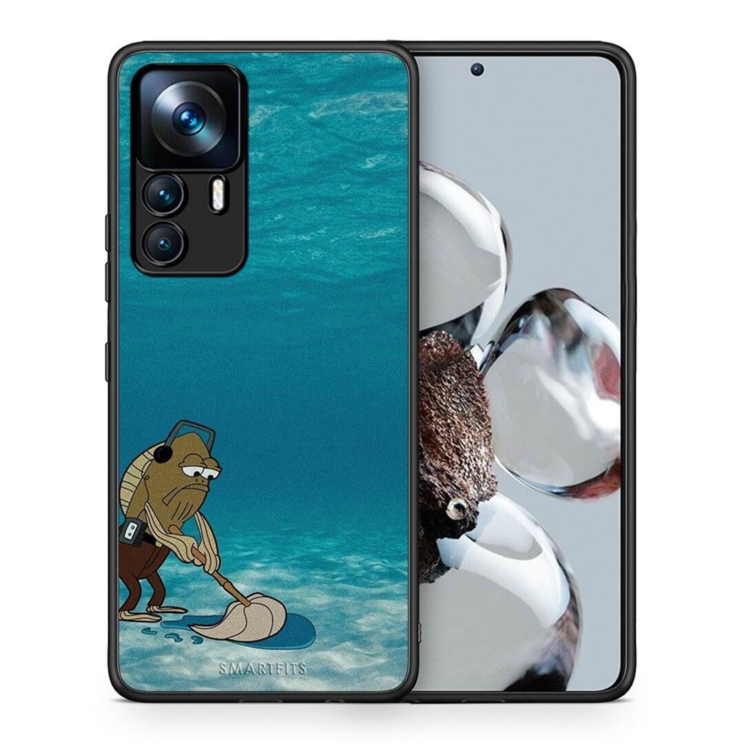 Θήκη Xiaomi 12T / K50 Ultra Clean The Ocean από τη Smartfits με σχέδιο στο πίσω μέρος και μαύρο περίβλημα | Xiaomi 12T / K50 Ultra Clean The Ocean case with colorful back and black bezels