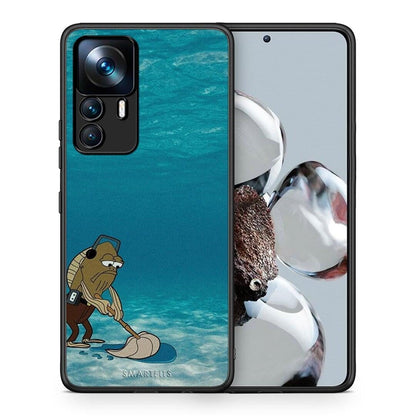 Θήκη Xiaomi 12T / K50 Ultra Clean The Ocean από τη Smartfits με σχέδιο στο πίσω μέρος και μαύρο περίβλημα | Xiaomi 12T / K50 Ultra Clean The Ocean case with colorful back and black bezels