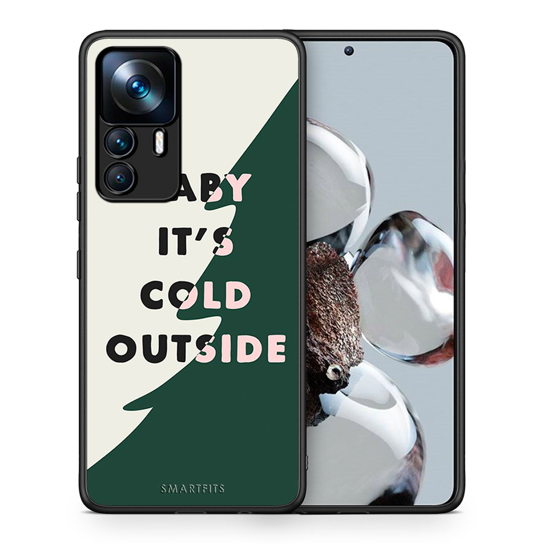 Θήκη Xiaomi 12T / K50 Ultra Cold Outside από τη Smartfits με σχέδιο στο πίσω μέρος και μαύρο περίβλημα | Xiaomi 12T / K50 Ultra Cold Outside case with colorful back and black bezels