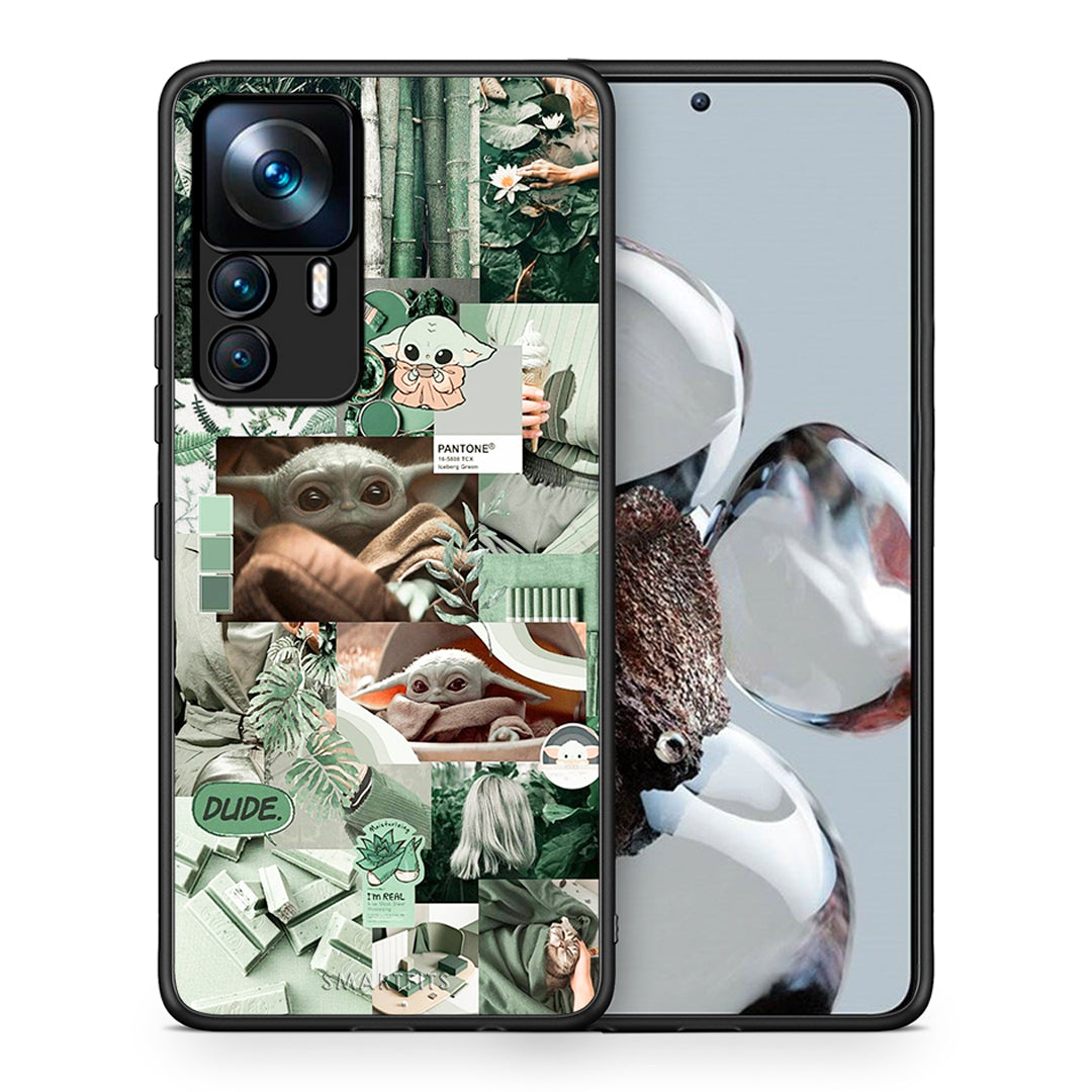 Θήκη Αγίου Βαλεντίνου Xiaomi 12T / K50 Ultra Collage Dude από τη Smartfits με σχέδιο στο πίσω μέρος και μαύρο περίβλημα | Xiaomi 12T / K50 Ultra Collage Dude case with colorful back and black bezels