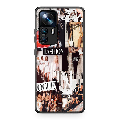 Xiaomi 12T / K50 Ultra Collage Fashion Θήκη Αγίου Βαλεντίνου από τη Smartfits με σχέδιο στο πίσω μέρος και μαύρο περίβλημα | Smartphone case with colorful back and black bezels by Smartfits