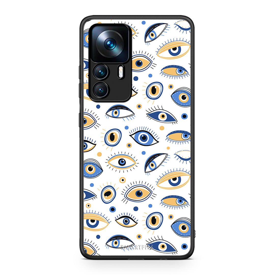 Xiaomi 12T / K50 Ultra Ftou Ftou θήκη από τη Smartfits με σχέδιο στο πίσω μέρος και μαύρο περίβλημα | Smartphone case with colorful back and black bezels by Smartfits