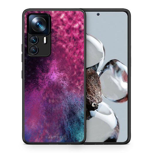 Θήκη Xiaomi 12T / K50 Ultra Aurora Galaxy από τη Smartfits με σχέδιο στο πίσω μέρος και μαύρο περίβλημα | Xiaomi 12T / K50 Ultra Aurora Galaxy case with colorful back and black bezels