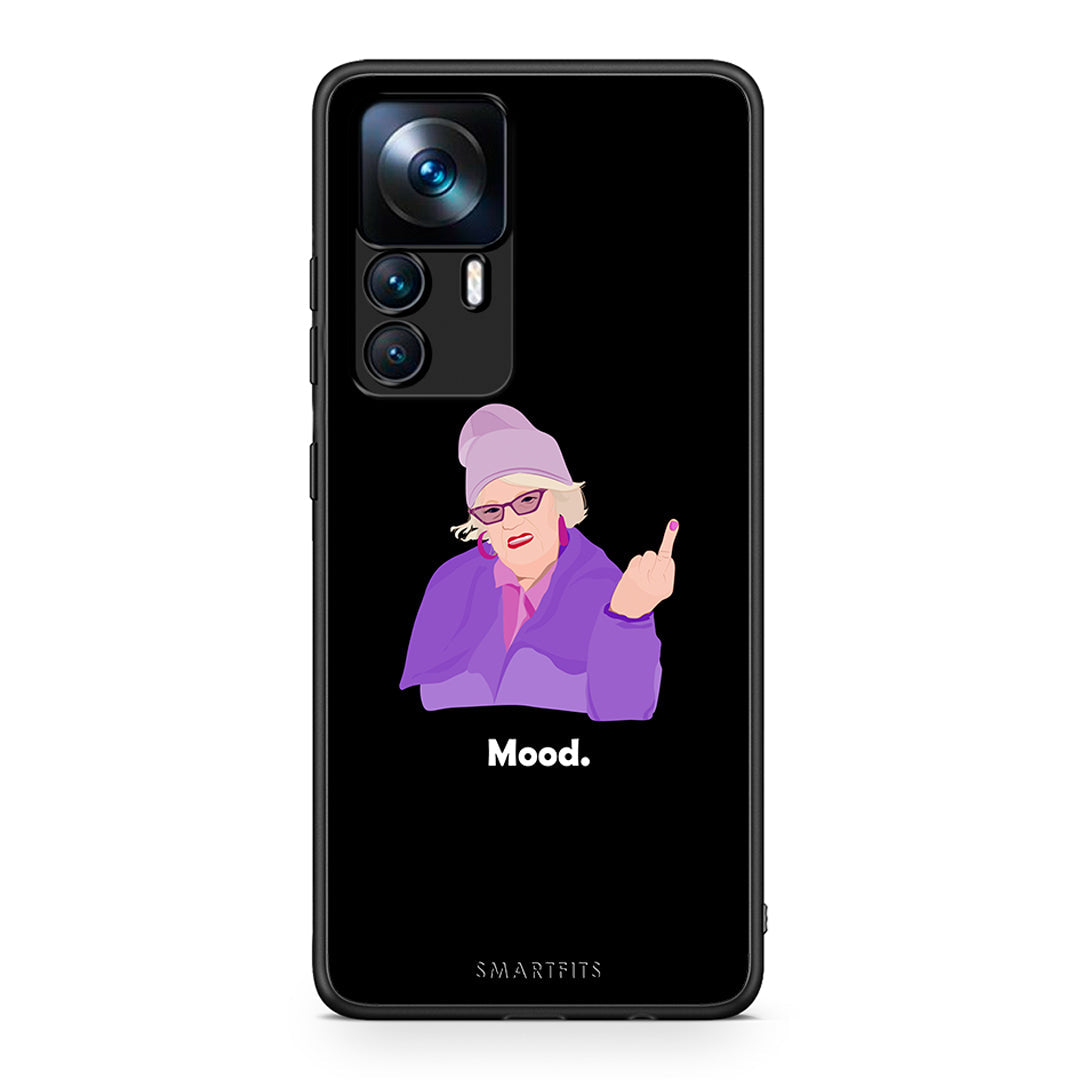 Xiaomi 12T / K50 Ultra Grandma Mood Black θήκη από τη Smartfits με σχέδιο στο πίσω μέρος και μαύρο περίβλημα | Smartphone case with colorful back and black bezels by Smartfits