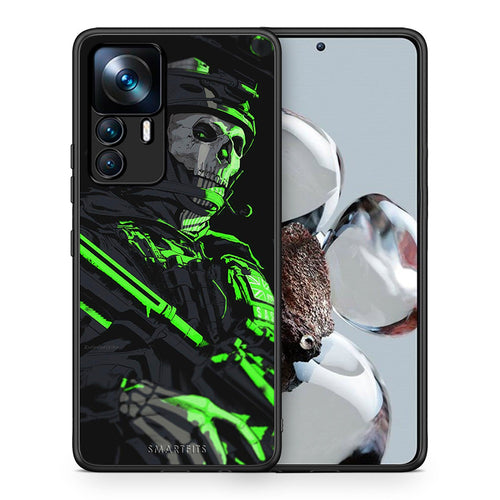 Θήκη Αγίου Βαλεντίνου Xiaomi 12T / K50 Ultra Green Soldier από τη Smartfits με σχέδιο στο πίσω μέρος και μαύρο περίβλημα | Xiaomi 12T / K50 Ultra Green Soldier case with colorful back and black bezels