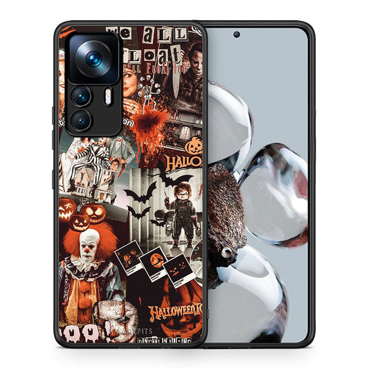Θήκη Xiaomi 12T / K50 Ultra Halloween Spooky Season από τη Smartfits με σχέδιο στο πίσω μέρος και μαύρο περίβλημα | Xiaomi 12T / K50 Ultra Halloween Spooky Season case with colorful back and black bezels