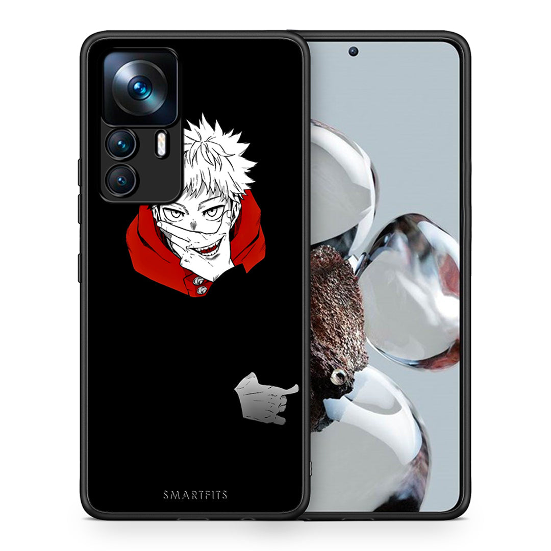 Θήκη Xiaomi 12T / K50 Ultra Itadori Anime από τη Smartfits με σχέδιο στο πίσω μέρος και μαύρο περίβλημα | Xiaomi 12T / K50 Ultra Itadori Anime case with colorful back and black bezels