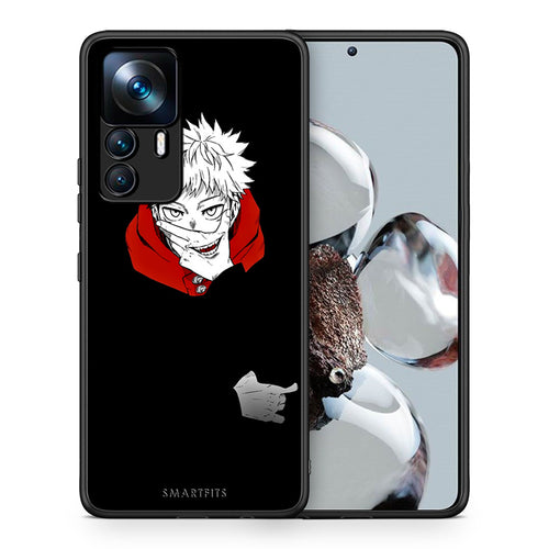 Θήκη Xiaomi 12T / K50 Ultra Itadori Anime από τη Smartfits με σχέδιο στο πίσω μέρος και μαύρο περίβλημα | Xiaomi 12T / K50 Ultra Itadori Anime case with colorful back and black bezels
