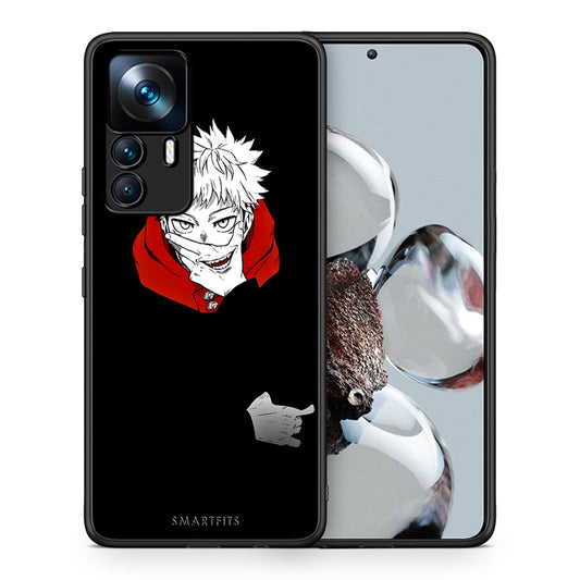 Θήκη Xiaomi 12T / K50 Ultra Itadori Anime από τη Smartfits με σχέδιο στο πίσω μέρος και μαύρο περίβλημα | Xiaomi 12T / K50 Ultra Itadori Anime case with colorful back and black bezels