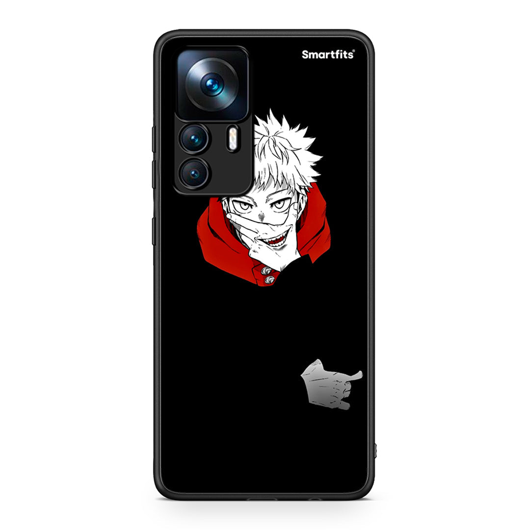 Xiaomi 12T / K50 Ultra Itadori Anime θήκη από τη Smartfits με σχέδιο στο πίσω μέρος και μαύρο περίβλημα | Smartphone case with colorful back and black bezels by Smartfits