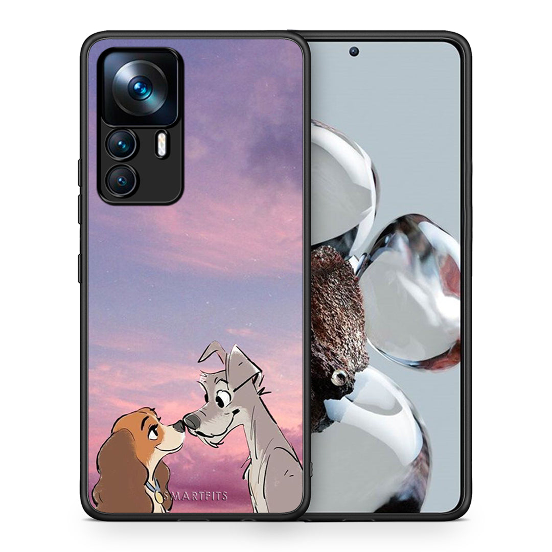 Θήκη Xiaomi 12T / K50 Ultra Lady And Tramp από τη Smartfits με σχέδιο στο πίσω μέρος και μαύρο περίβλημα | Xiaomi 12T / K50 Ultra Lady And Tramp case with colorful back and black bezels