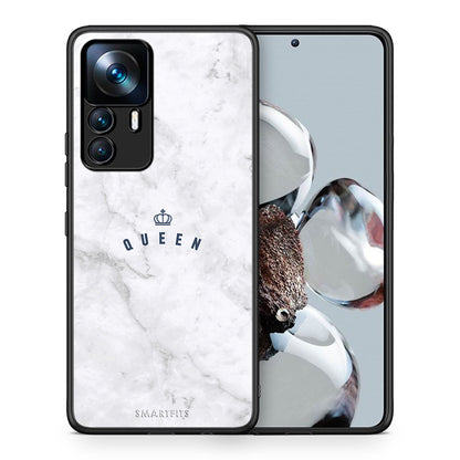 Θήκη Xiaomi 12T / K50 Ultra Queen Marble από τη Smartfits με σχέδιο στο πίσω μέρος και μαύρο περίβλημα | Xiaomi 12T / K50 Ultra Queen Marble case with colorful back and black bezels
