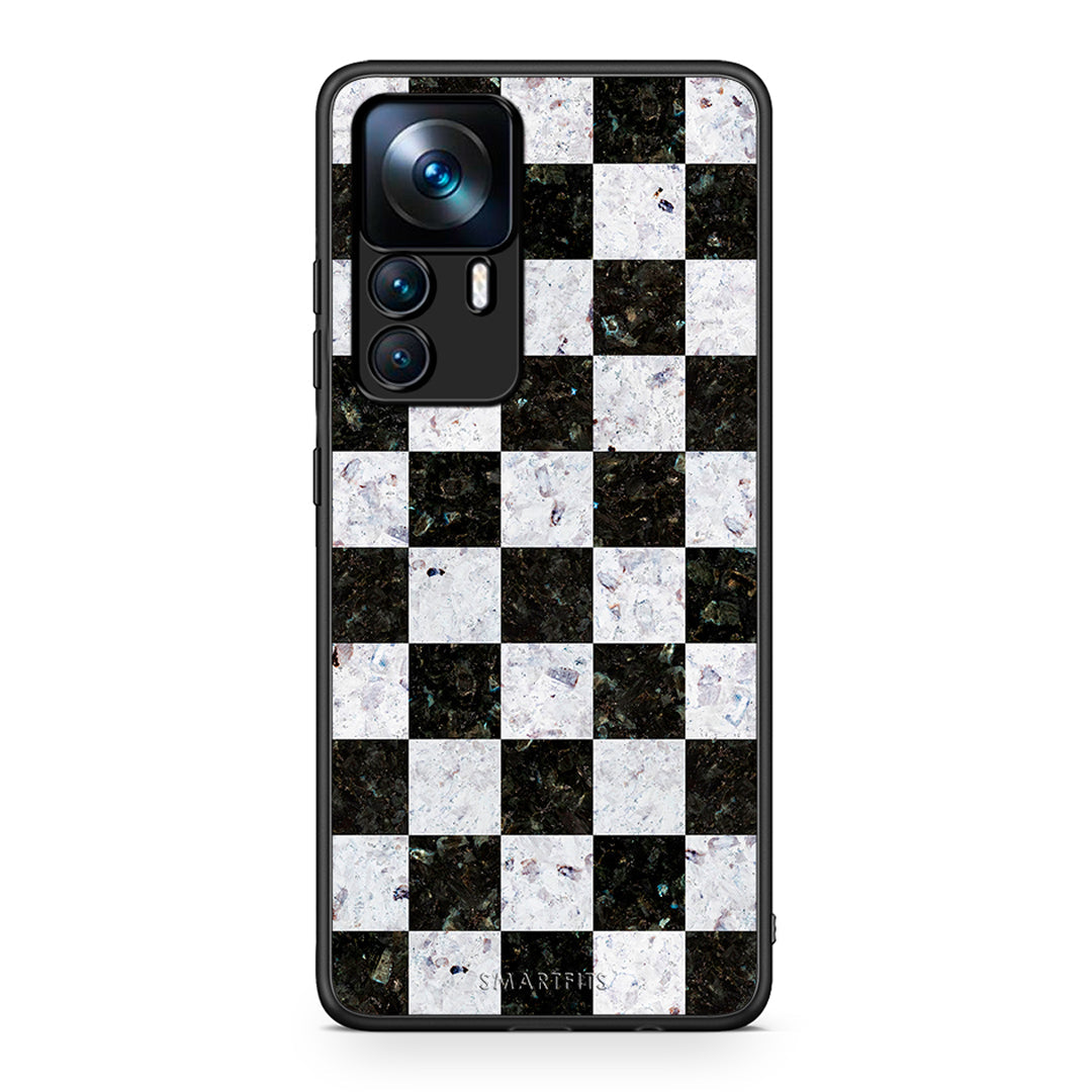 4 - Xiaomi 12T / K50 Ultra Square Geometric Marble case, cover, bumper
