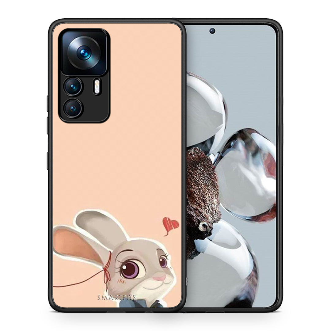 Θήκη Xiaomi 12T / K50 Ultra Nick Wilde And Judy Hopps Love 2 από τη Smartfits με σχέδιο στο πίσω μέρος και μαύρο περίβλημα | Xiaomi 12T / K50 Ultra Nick Wilde And Judy Hopps Love 2 case with colorful back and black bezels