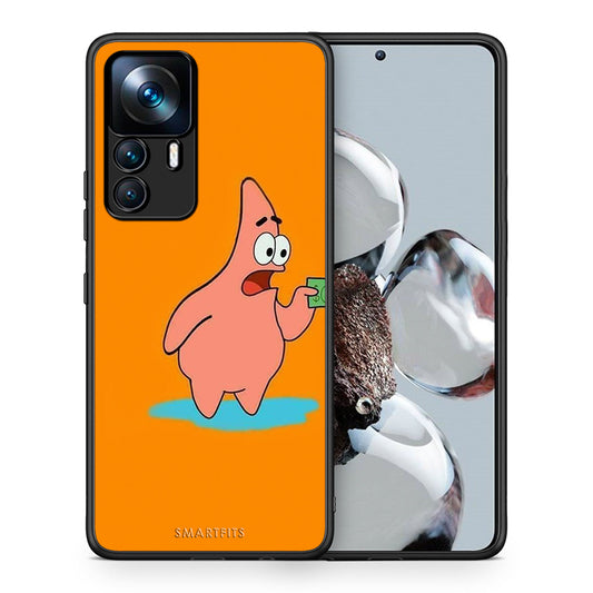 Θήκη Αγίου Βαλεντίνου Xiaomi 12T / K50 Ultra No Money 1 από τη Smartfits με σχέδιο στο πίσω μέρος και μαύρο περίβλημα | Xiaomi 12T / K50 Ultra No Money 1 case with colorful back and black bezels