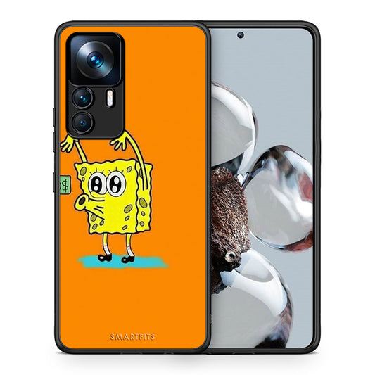 Θήκη Αγίου Βαλεντίνου Xiaomi 12T / K50 Ultra No Money 2 από τη Smartfits με σχέδιο στο πίσω μέρος και μαύρο περίβλημα | Xiaomi 12T / K50 Ultra No Money 2 case with colorful back and black bezels