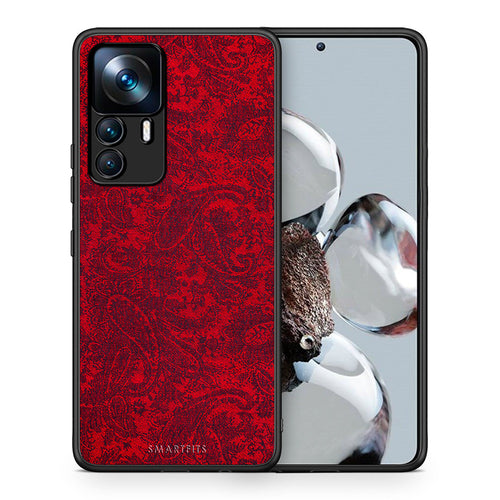 Θήκη Xiaomi 12T / K50 Ultra Paisley Cashmere από τη Smartfits με σχέδιο στο πίσω μέρος και μαύρο περίβλημα | Xiaomi 12T / K50 Ultra Paisley Cashmere case with colorful back and black bezels