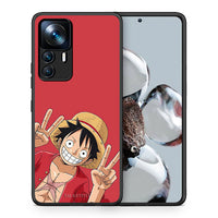 Thumbnail for Θήκη Xiaomi 12T / 12T Pro / K50 Ultra Pirate Luffy από τη Smartfits με σχέδιο στο πίσω μέρος και μαύρο περίβλημα | Xiaomi 12T / 12T Pro / K50 Ultra Pirate Luffy case with colorful back and black bezels