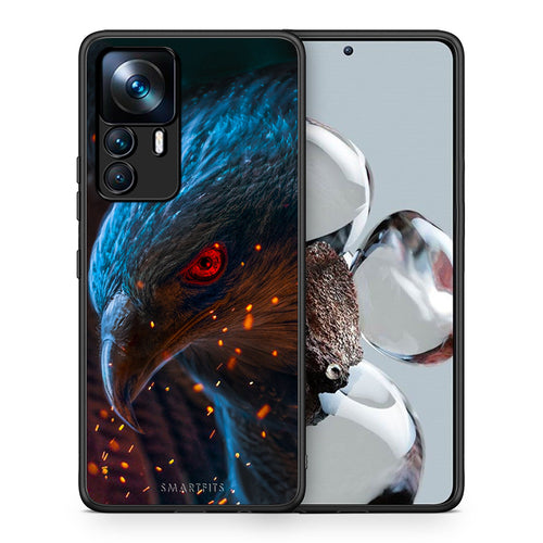 Θήκη Xiaomi 12T / K50 Ultra Eagle PopArt από τη Smartfits με σχέδιο στο πίσω μέρος και μαύρο περίβλημα | Xiaomi 12T / K50 Ultra Eagle PopArt case with colorful back and black bezels