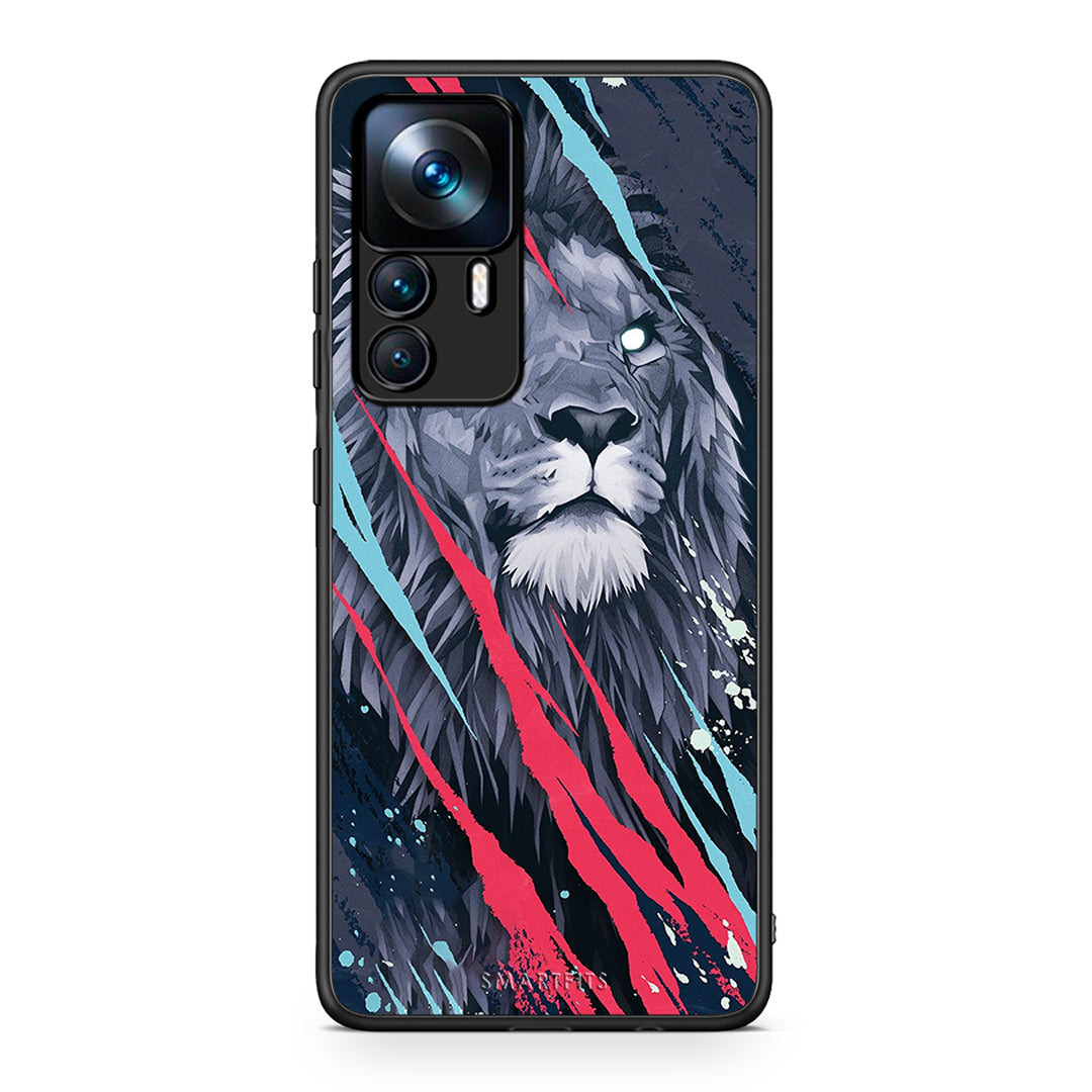 4 - Xiaomi 12T / K50 Ultra Lion Designer PopArt case, cover, bumper